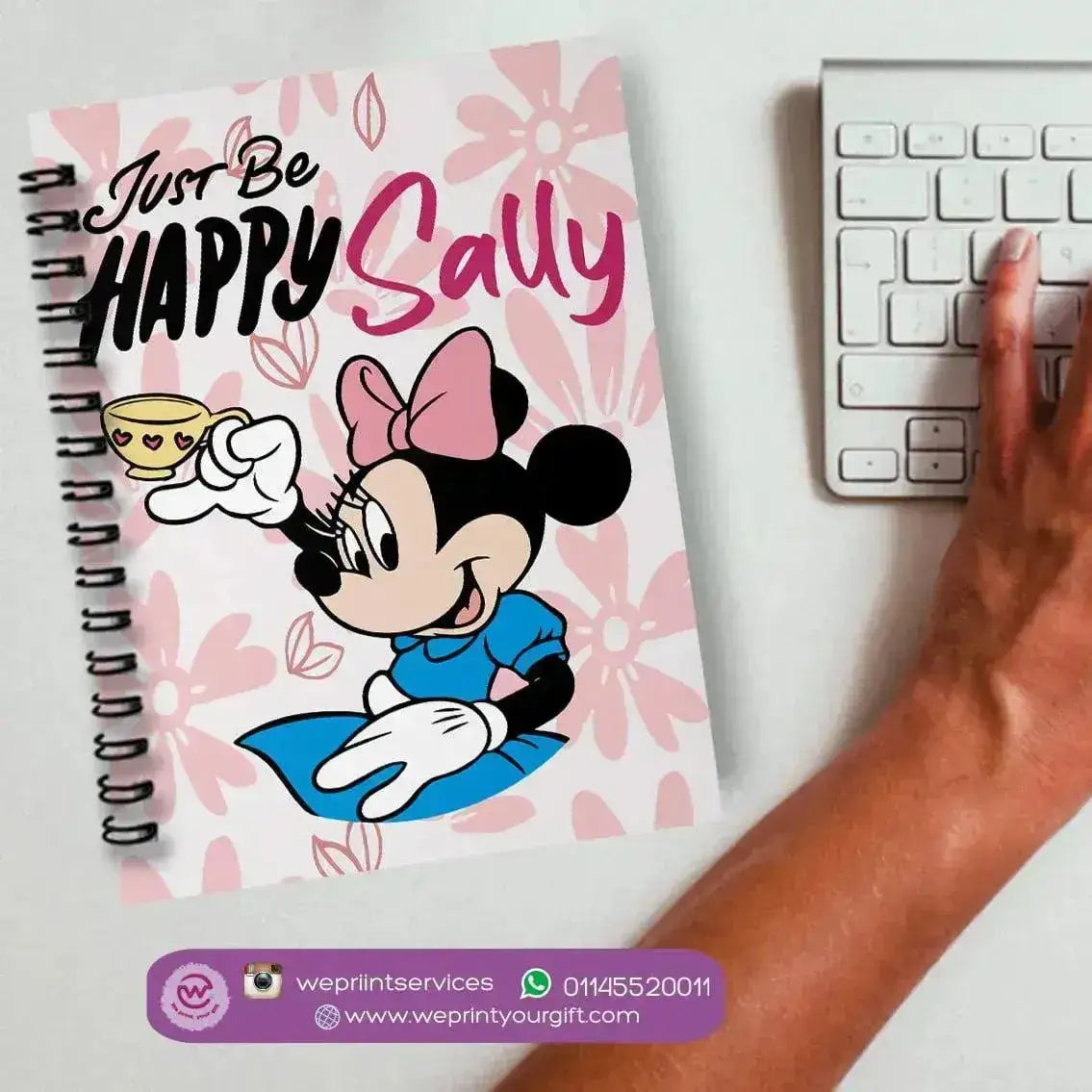 Notebook - A5 Size - Minnie Mouse - WE PRINT