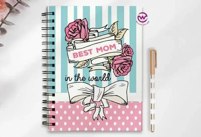 Notebook - A5 Size - Mother's Day Designs 1 - WE PRINT