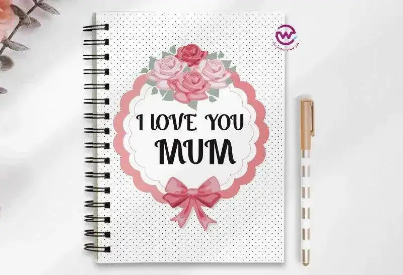 Notebook - A5 Size - Mother's Day Designs 1 - WE PRINT