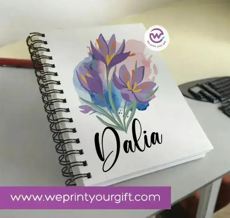 Notebook - A5 Size - Names Designs - WE PRINT