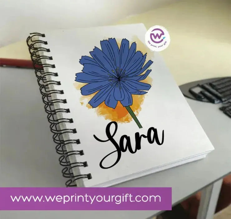 Notebook - A5 Size - Names Designs - WE PRINT