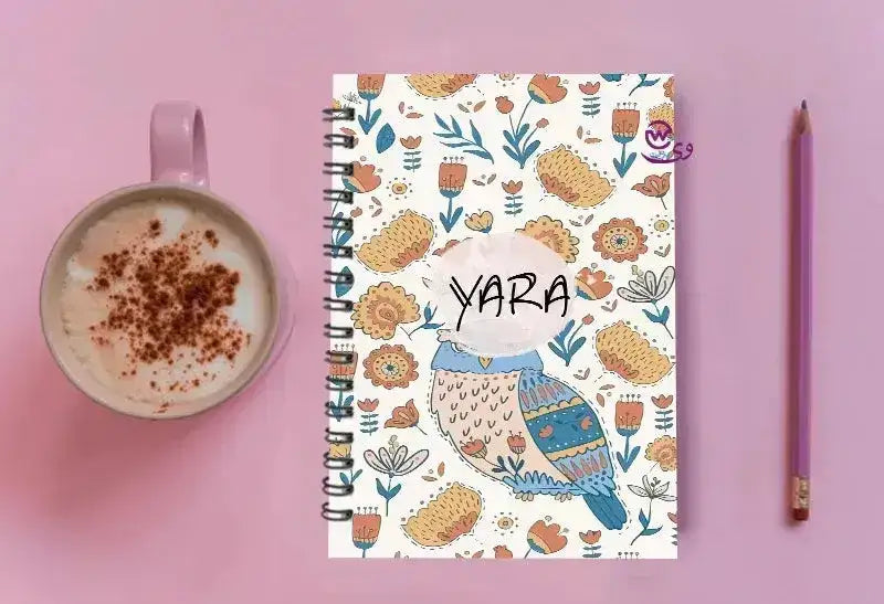 Notebook - A5 Size - Names - WE PRINT