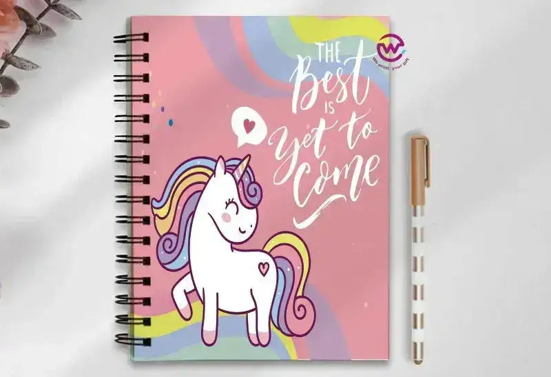 Notebook - A5 Size - Unicorn - WE PRINT