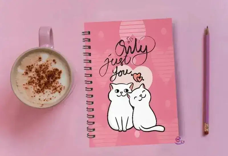Notebook - A5 Size - Valentine's Day 1 - WE PRINT