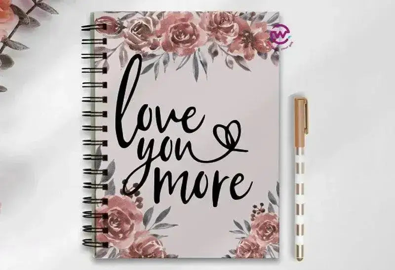 Notebook - A5 Size - Valentine's Day2 - WE PRINT