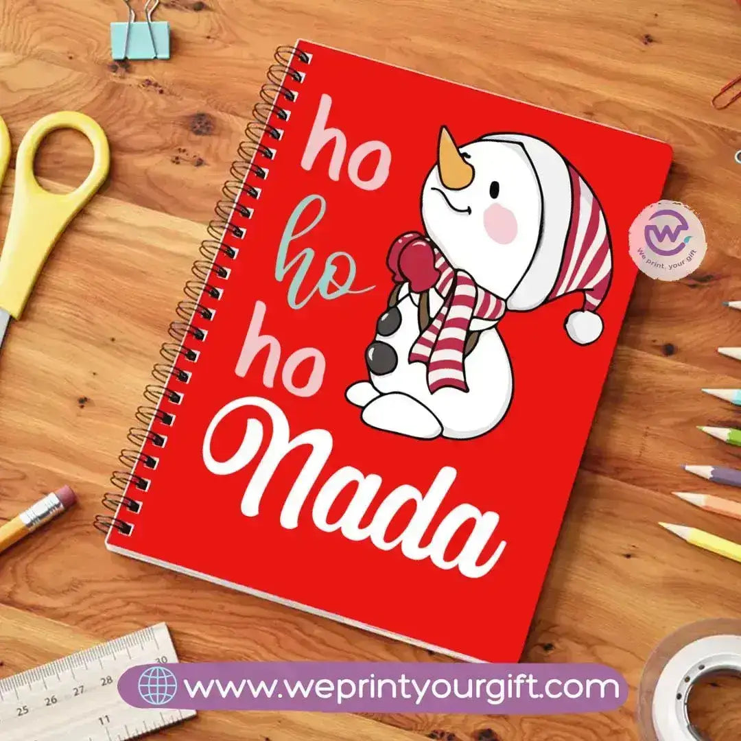Notebook A5- Snowman - WE PRINT