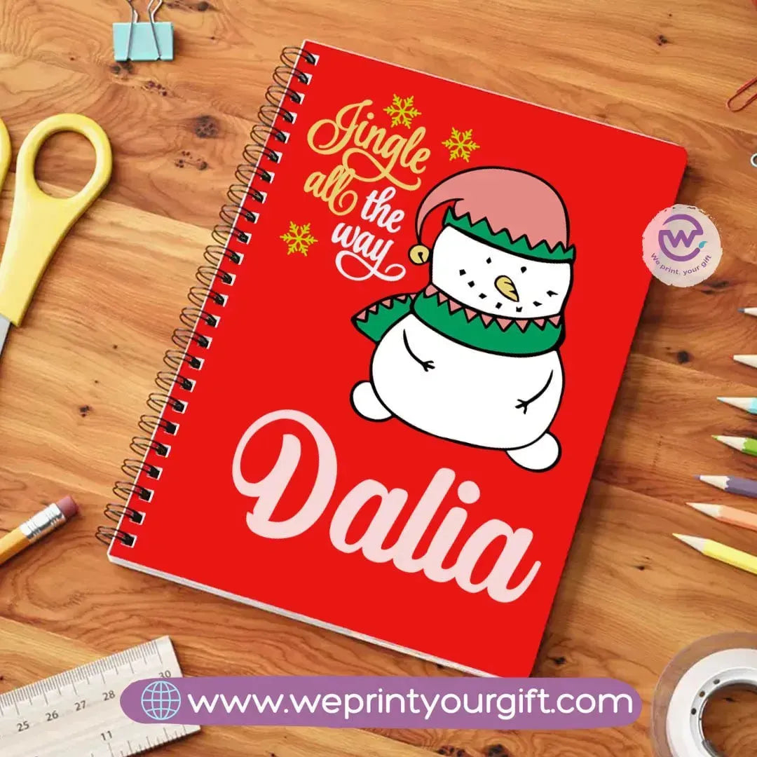 Notebook A5- Snowman - WE PRINT