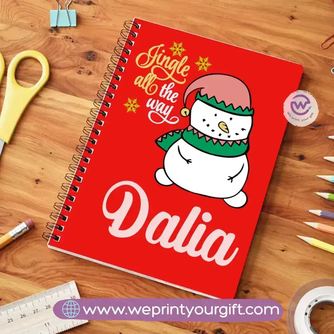 Notebook A5- Snowman - WE PRINT