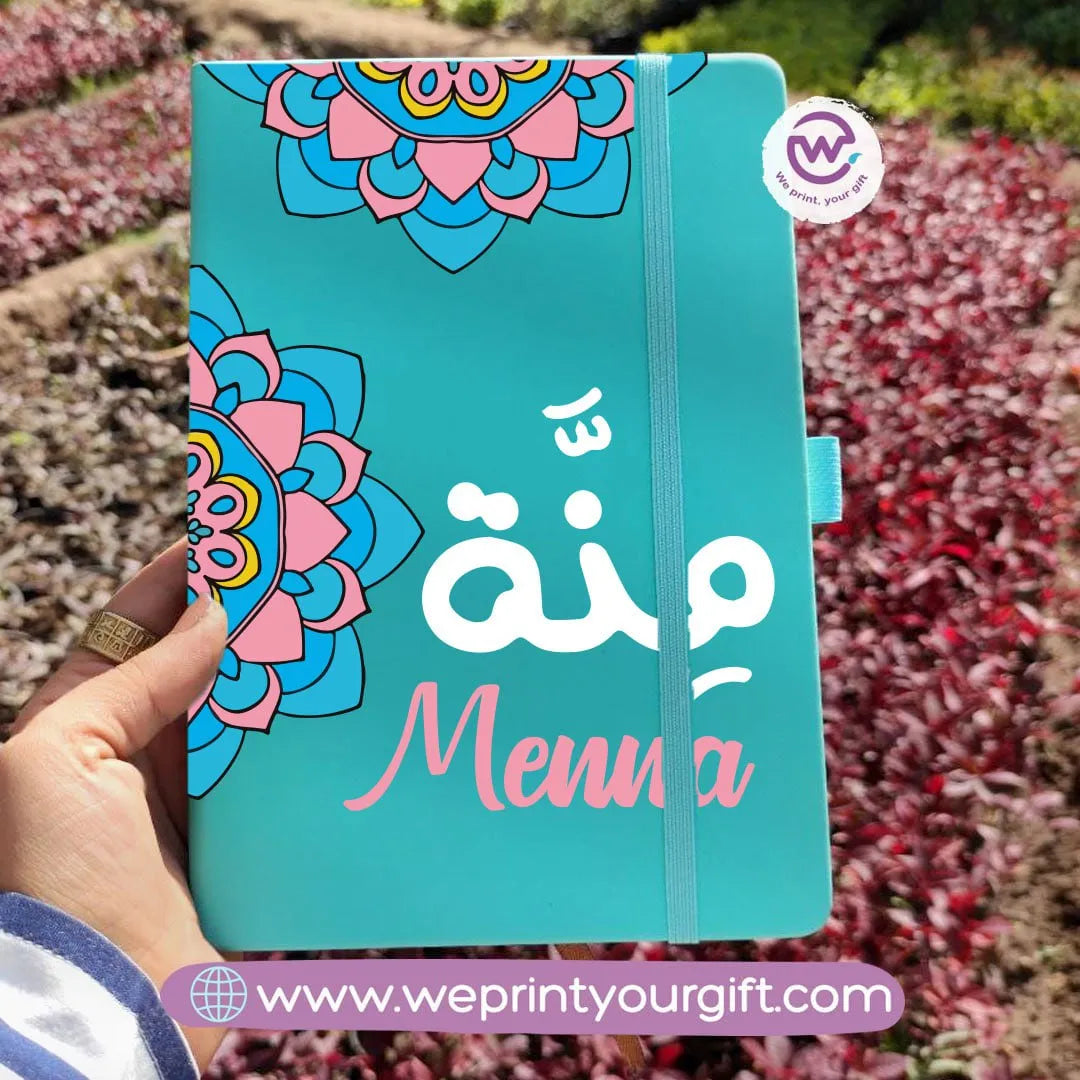 Notebook with Elastic Band- Arabic designs - WE PRINT