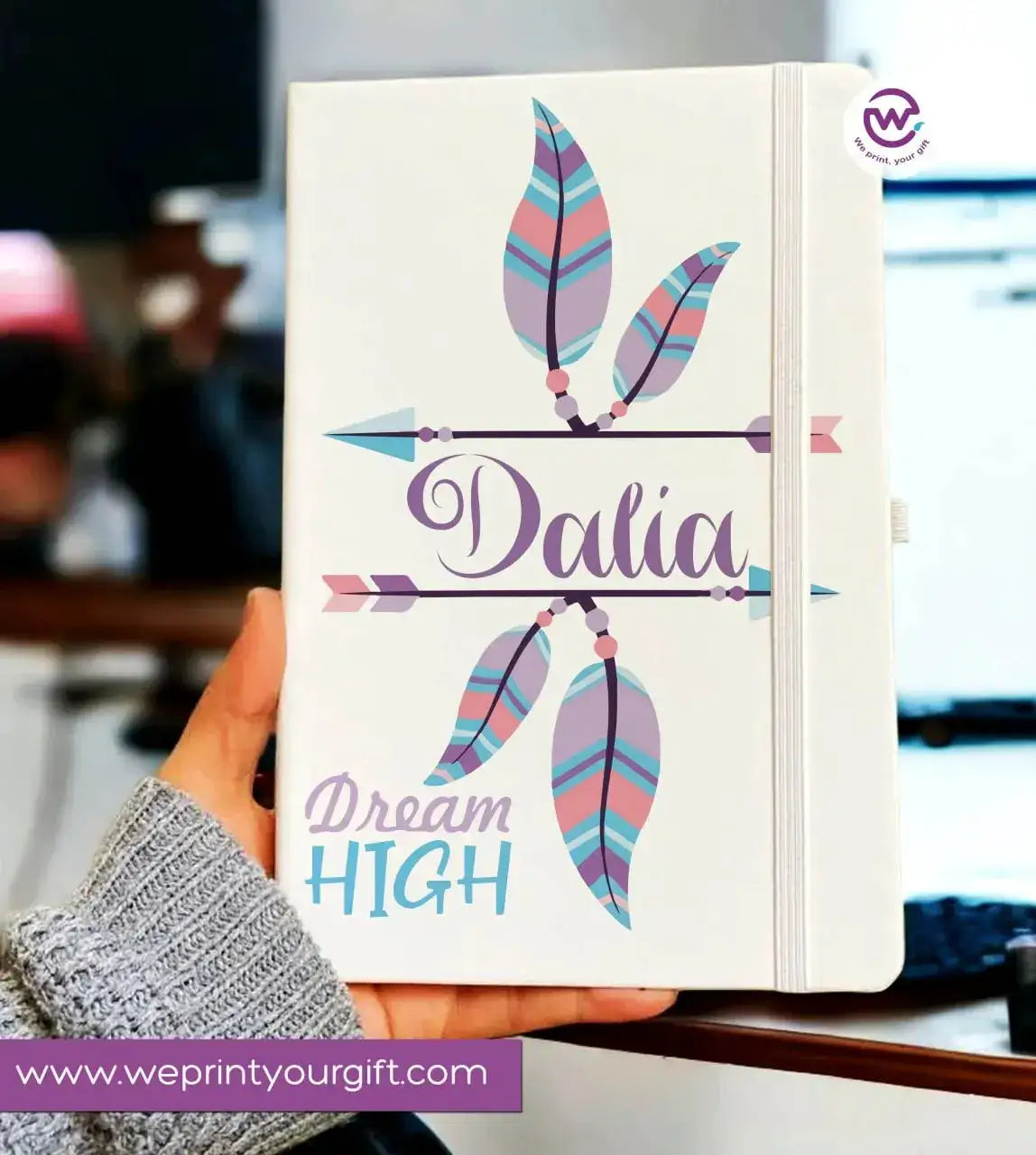 Notebook with Elastic Band - DREAM CATCHER - WE PRINT