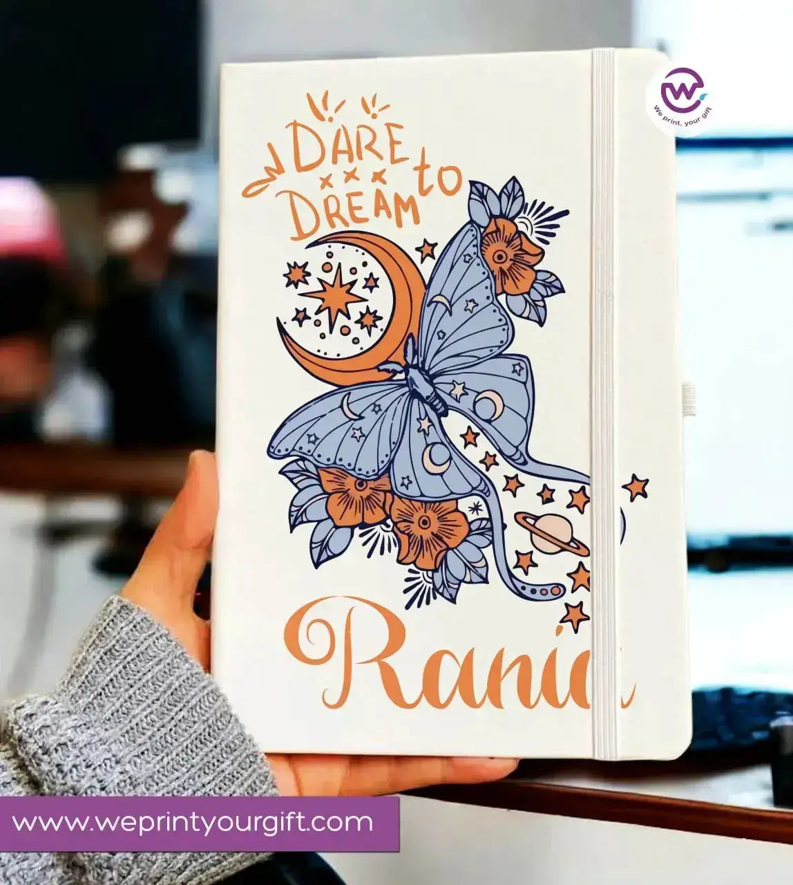 Notebook with Elastic Band - DREAM CATCHER - WE PRINT