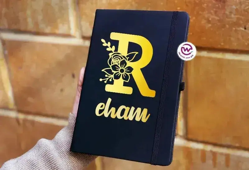 Notebook with Elastic Band - ENGLISH-NAMES - WE PRINT