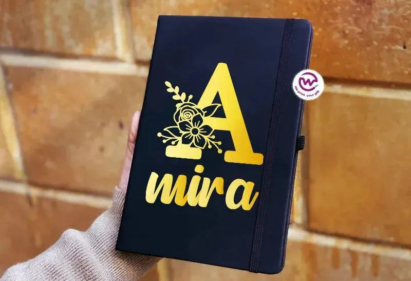 Notebook with Elastic Band - ENGLISH-NAMES - WE PRINT