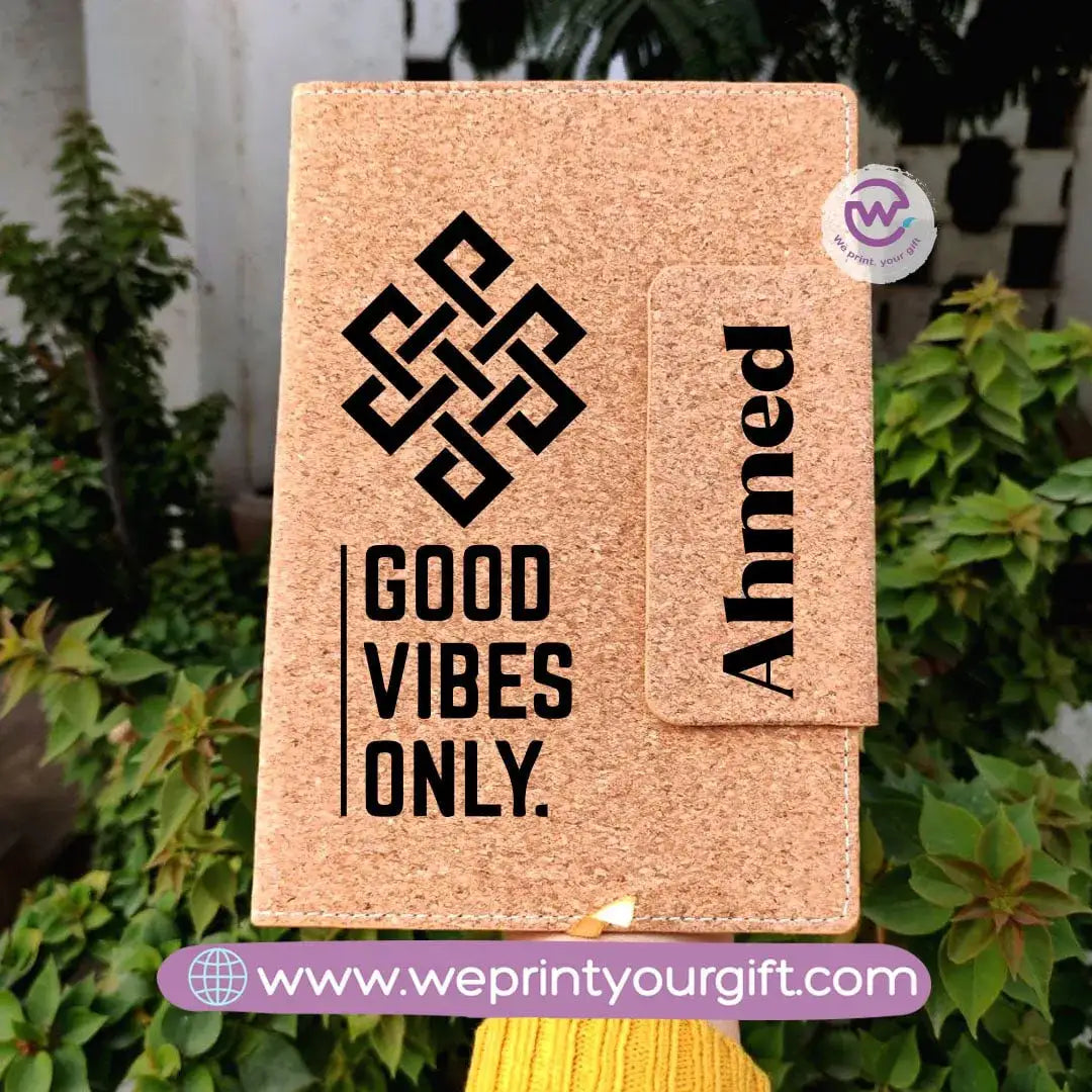 Notebook with magnetic closure-English quotes - WE PRINT
