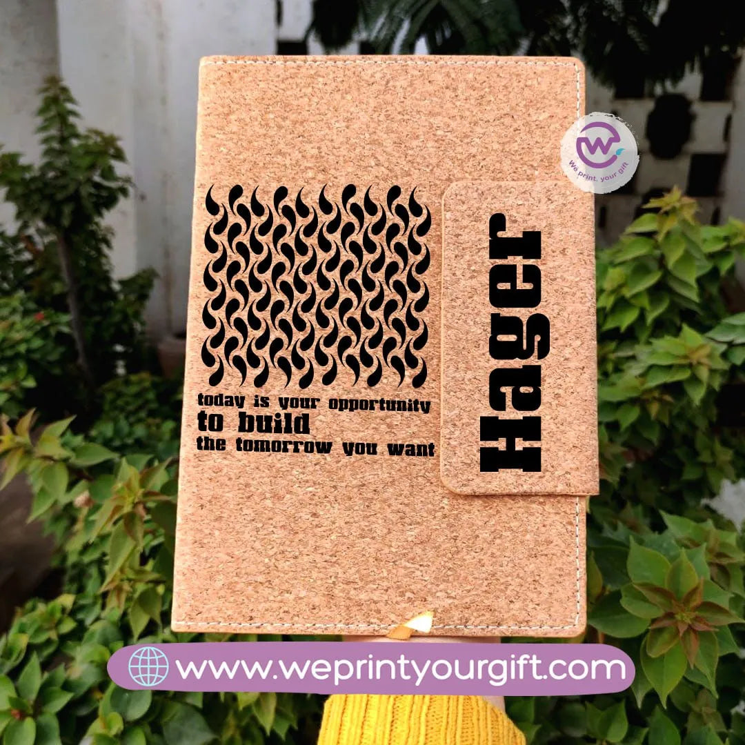 Notebook with magnetic closure-English quotes - WE PRINT