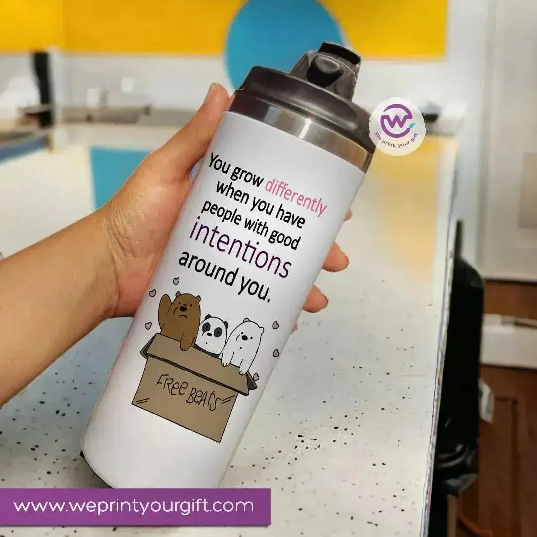 Ordinary Starbucks Mug - Stainless Steel - We bare bears - WE PRINT