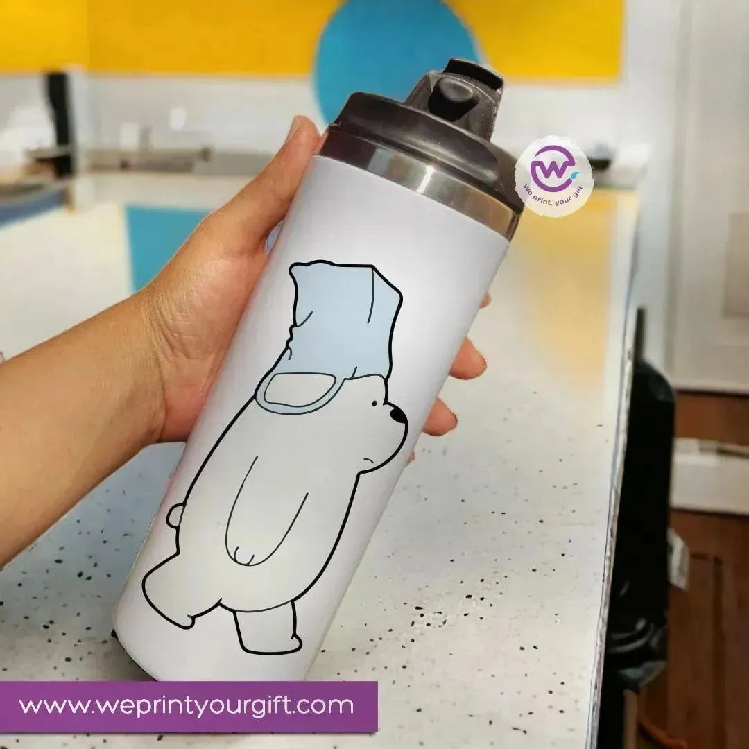 Ordinary Starbucks Mug - Stainless Steel - We bare bears - WE PRINT