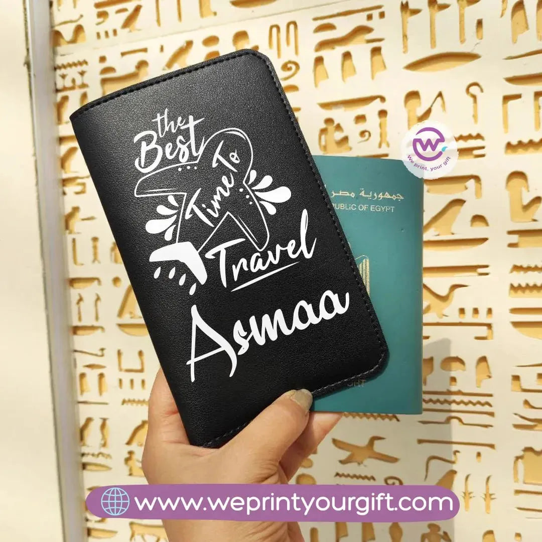 Personalised Passport Cover- Names - WE PRINT