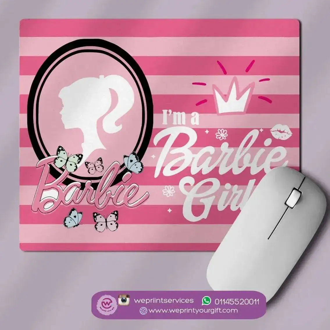 personalized mouse pads- Barbie - WE PRINT