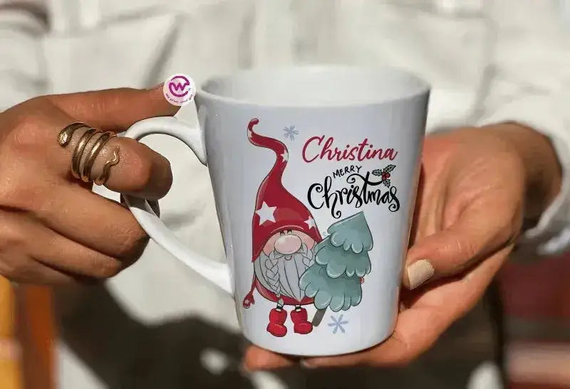 Personalized Mugs -Conical - Christmas Day - WE PRINT