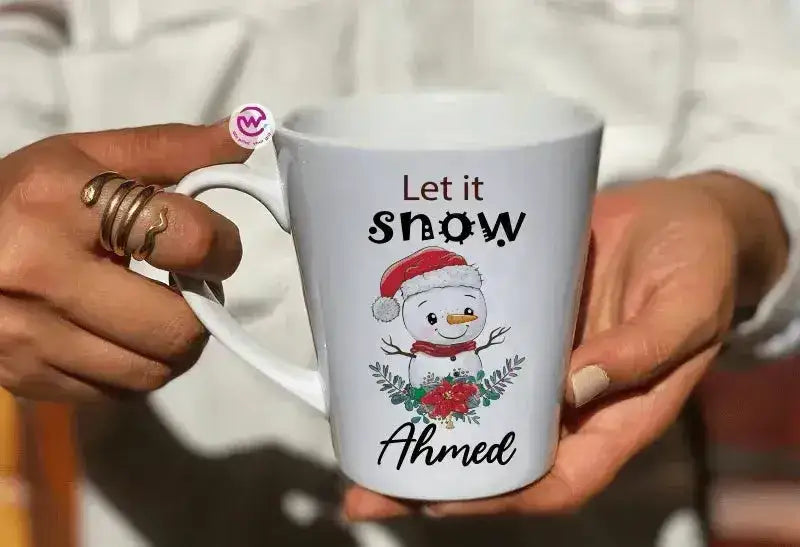 Personalized Mugs -Conical - Christmas Day - WE PRINT