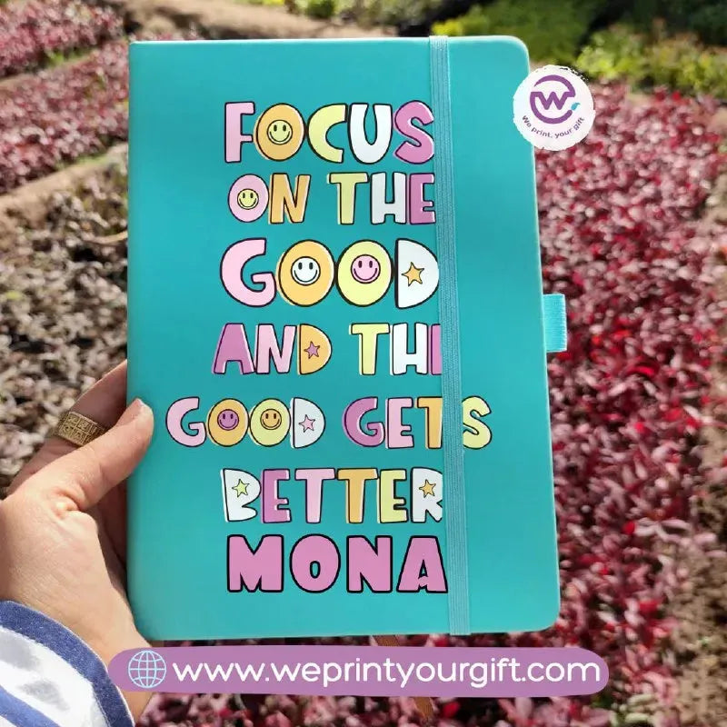 personalized notebook- Names - WE PRINT