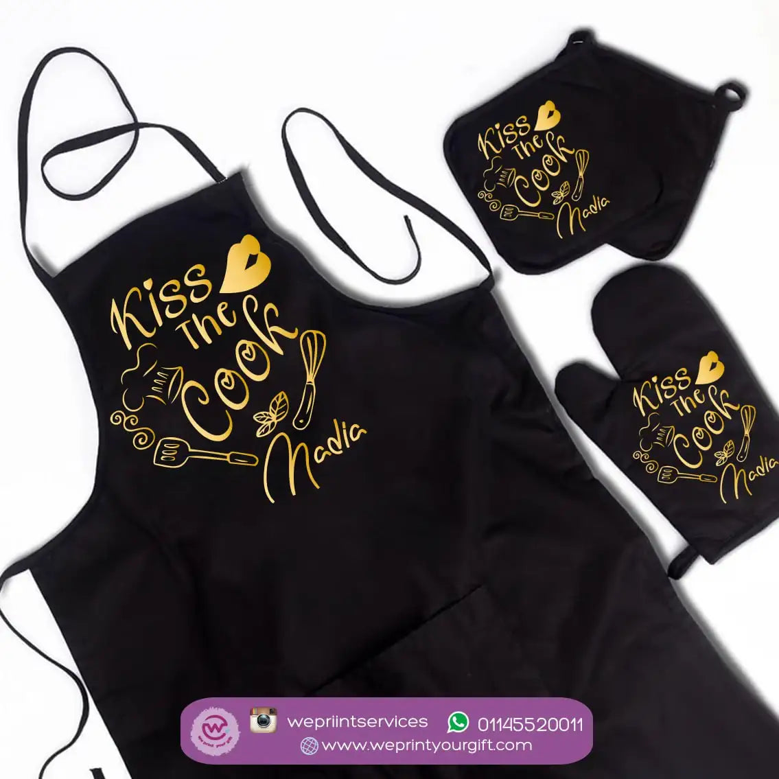 Custom Kitchen Set -3 Pieces - WE PRINT