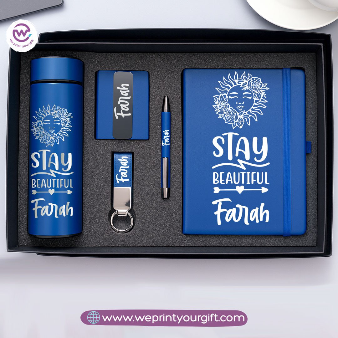 Luxury Personalized Gift Box – 5-Piece Customized Set with Name | We Print Your Gift