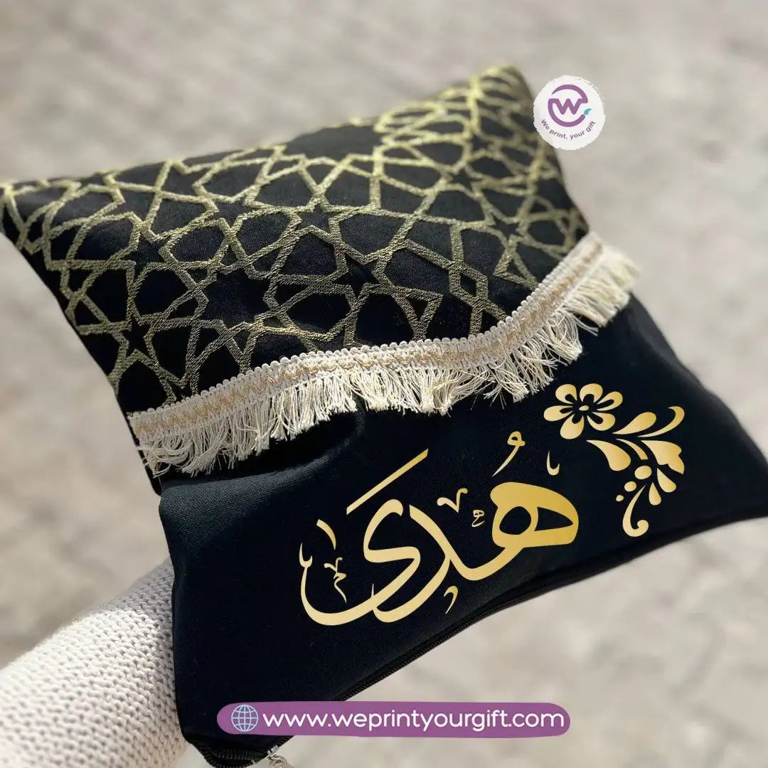 Islamic Pattern Arabic Name Cushion – 40 × 40 cm - WE PRINT