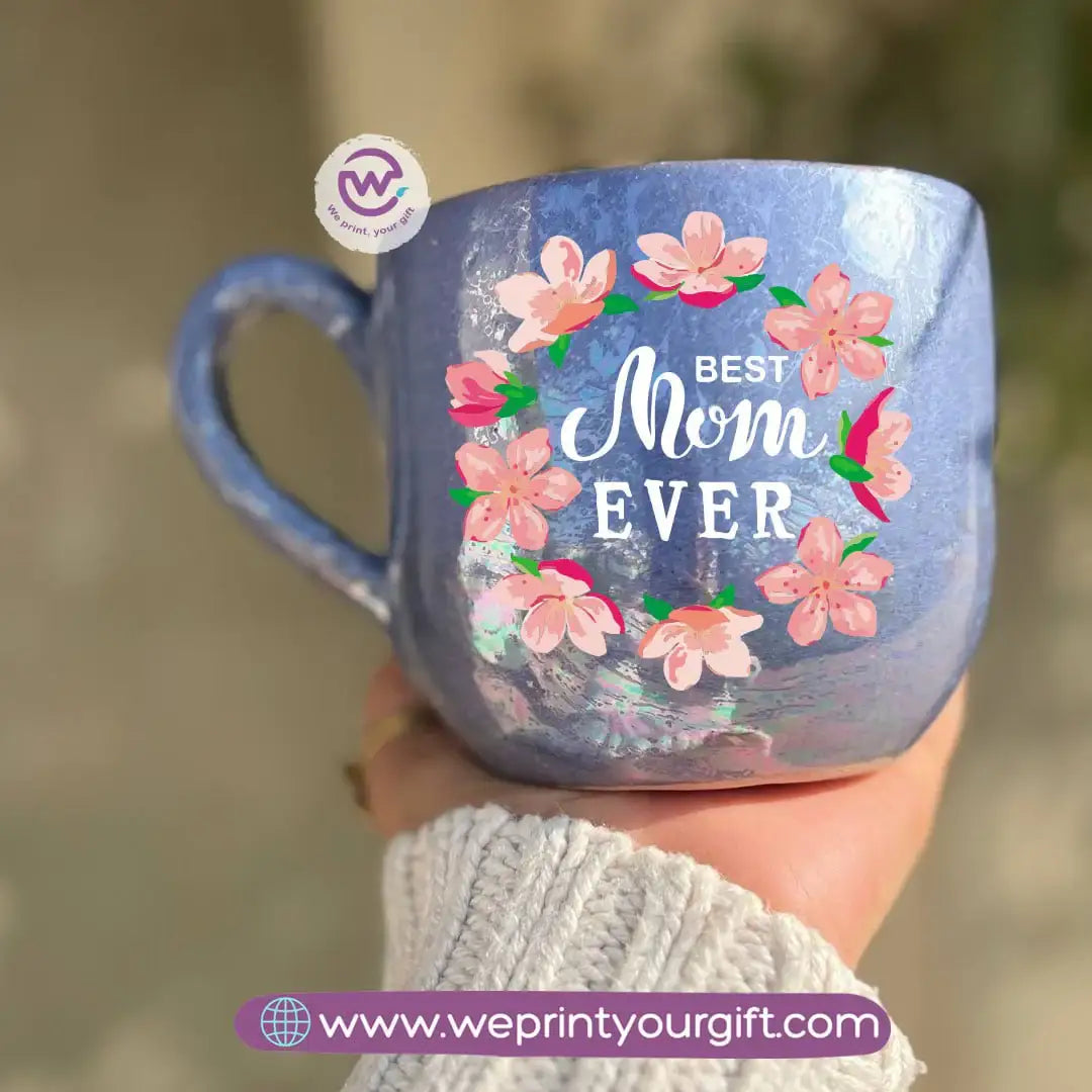 Pearl Touch Pottery Handmade Mug – 350 ml | Mother’s Day Designs