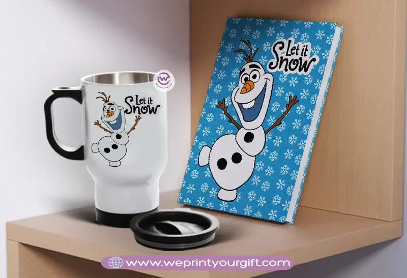 Christmas Notebook & Travel Mug Set โ Festive Personalized Gift | We Print Your Gift - WE PRINT