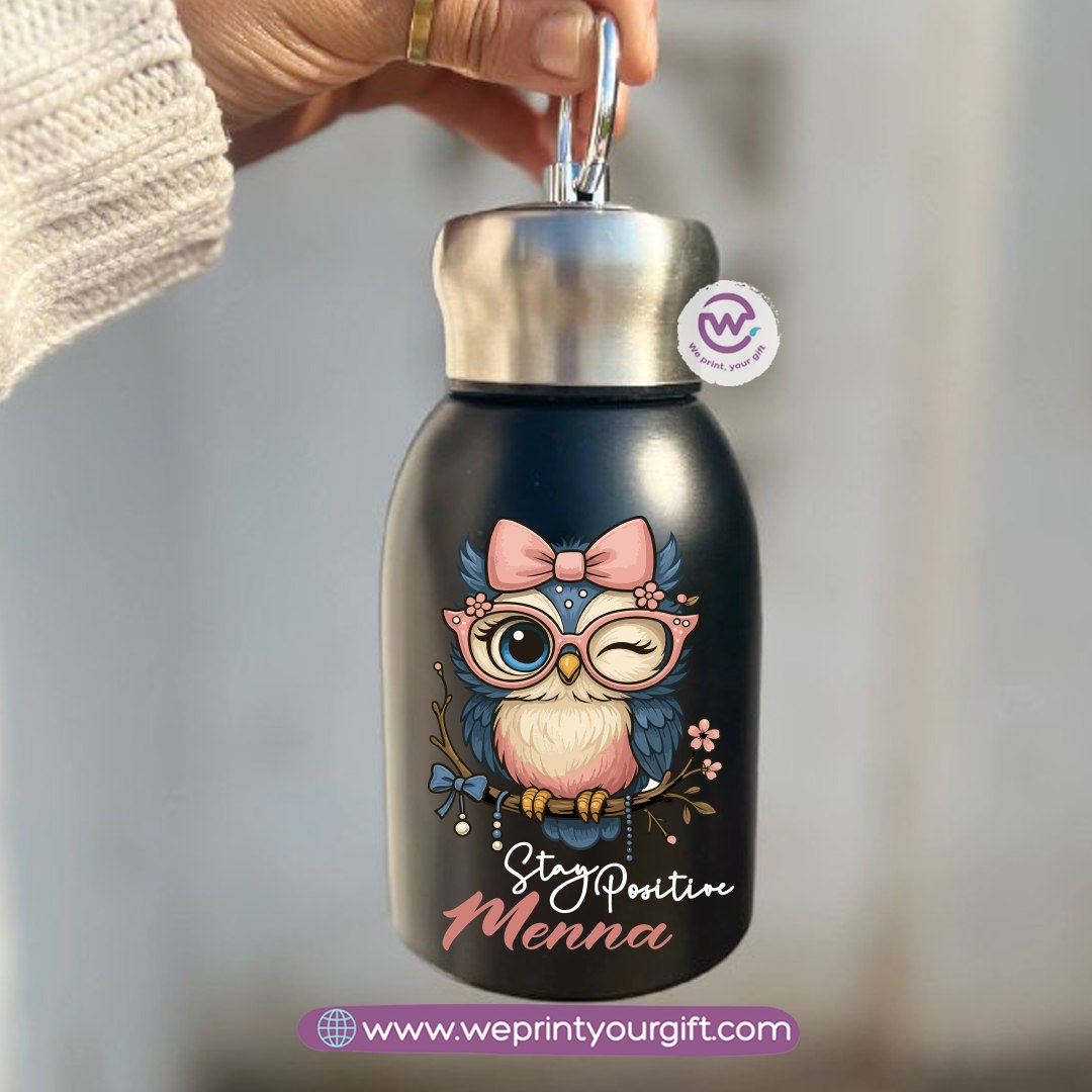 Mini Thermal Coffee Mug – 300ml | 304 Stainless Steel | Cute Owl Designs