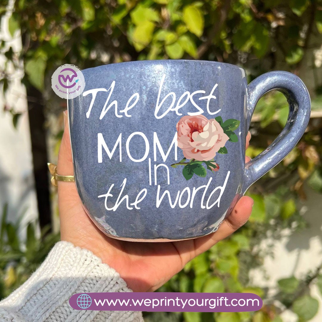 Pearl Touch Pottery Handmade Mug – 350 ml | Mother’s Day Designs