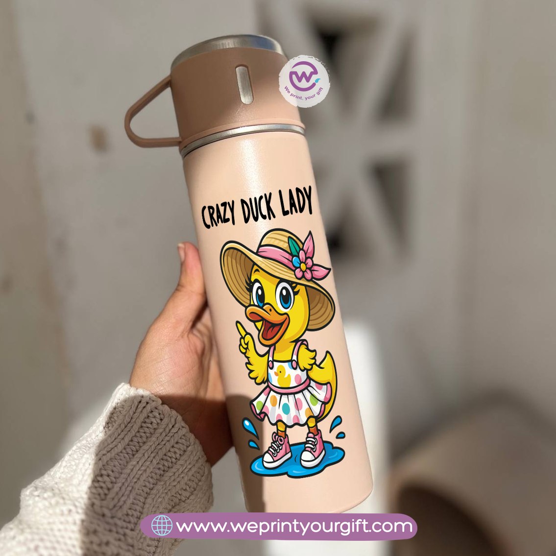 Summer & Beach Thermal Flask Set – 500ml