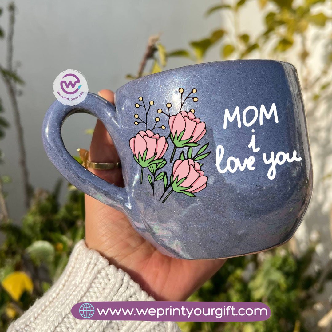 Pearl Touch Pottery Handmade Mug – 350 ml | Mother’s Day Designs