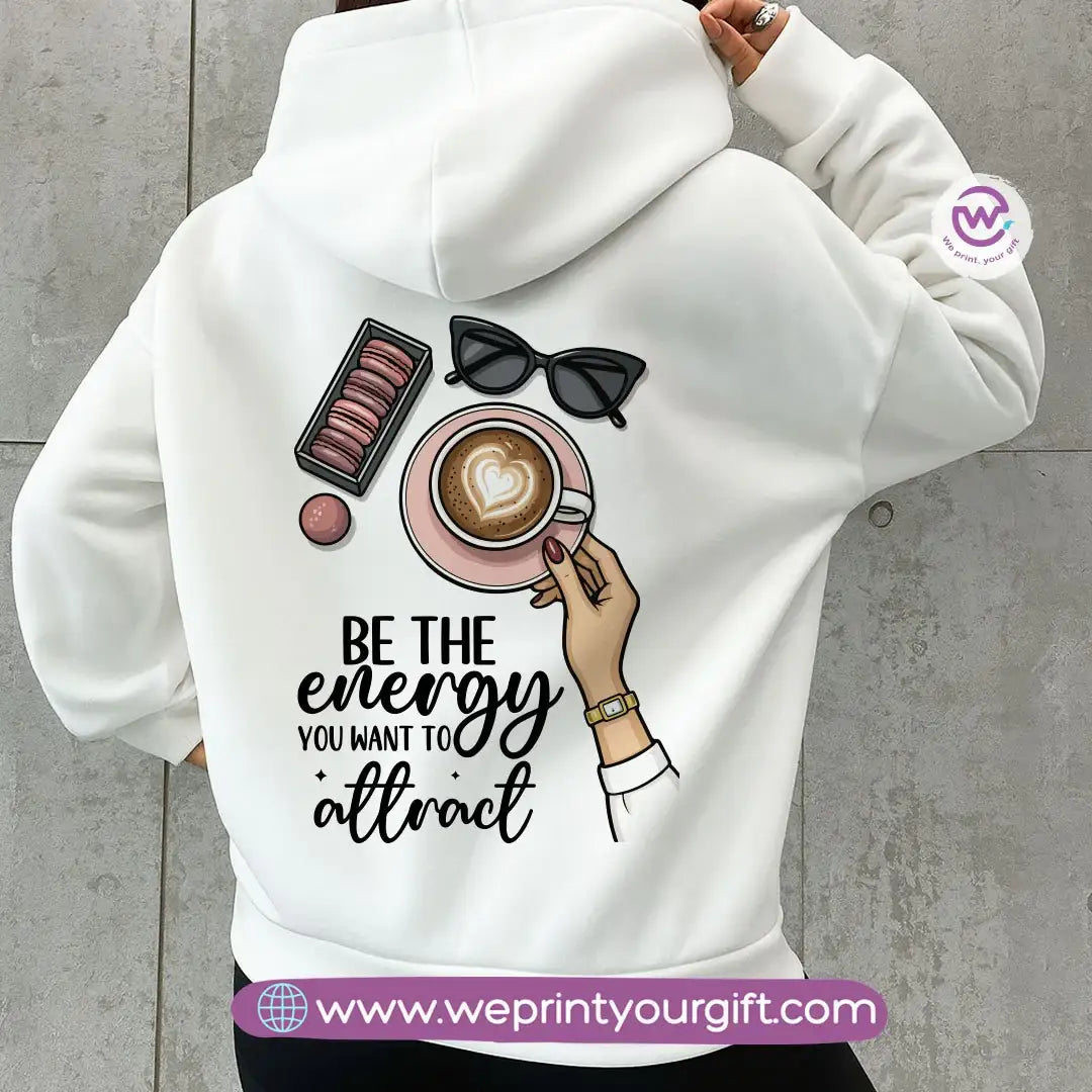 English Motivational Hoodie – Cotton Melton Unisex - WE PRINT