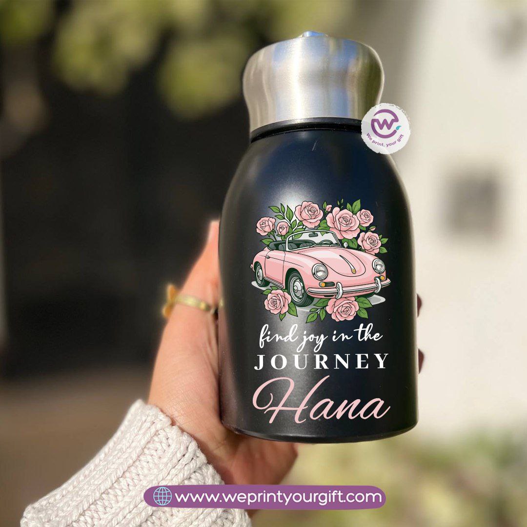 Mini Thermal Coffee Mug – 300ml | 304 Stainless Steel | Motivational Digital Art Designs