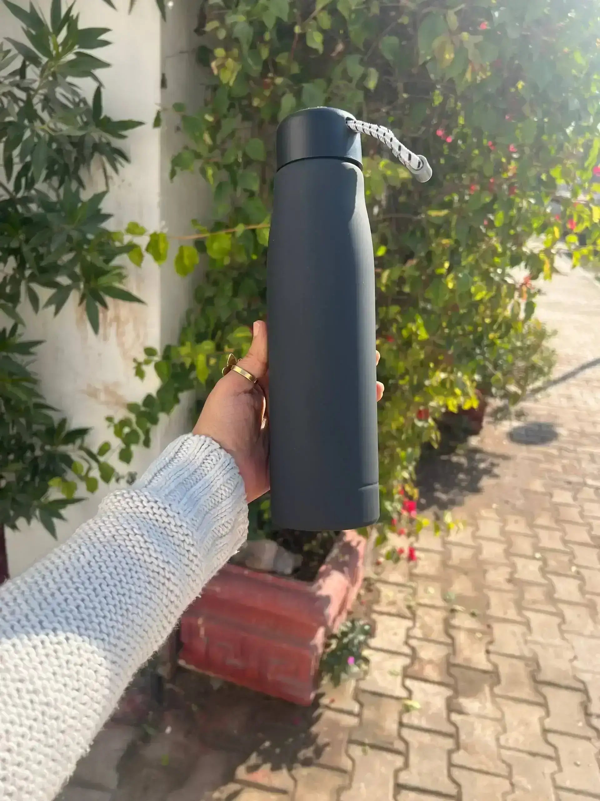 Thermal Stainless Steel Bottle with Strap – Customization options - WE PRINT