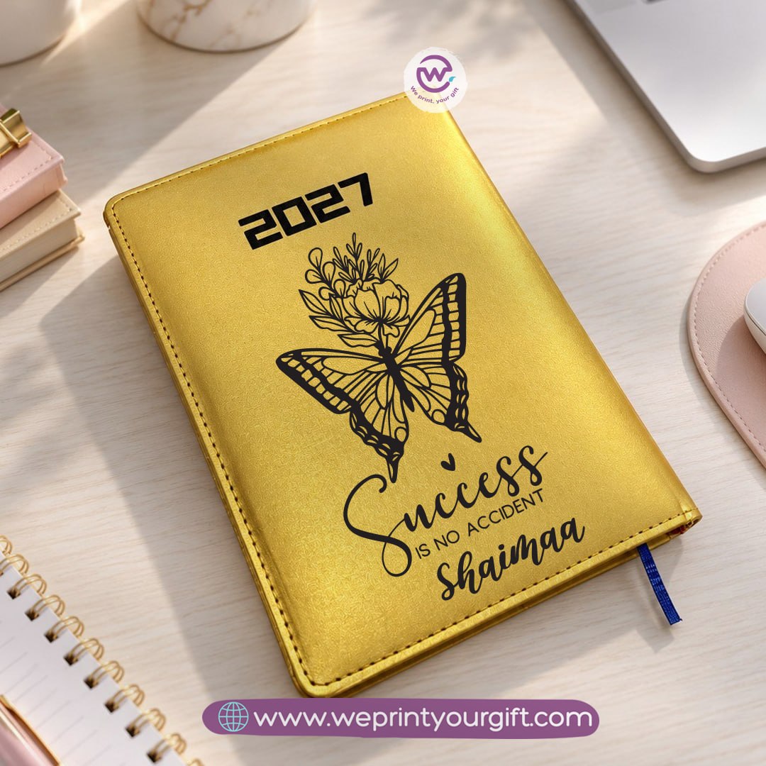 Encouraging Quotes & One Line Art 2027 Daily Planner – Personalized Agenda with Minimalist Artistic Designs