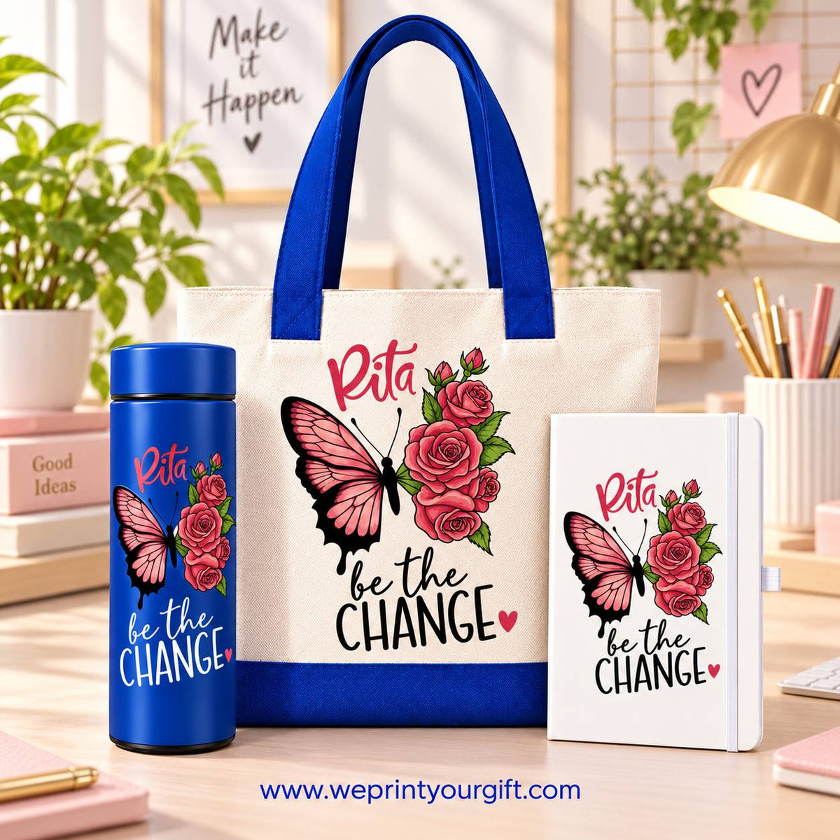 Butterfly Gift Set – Motivational Quotes Designs