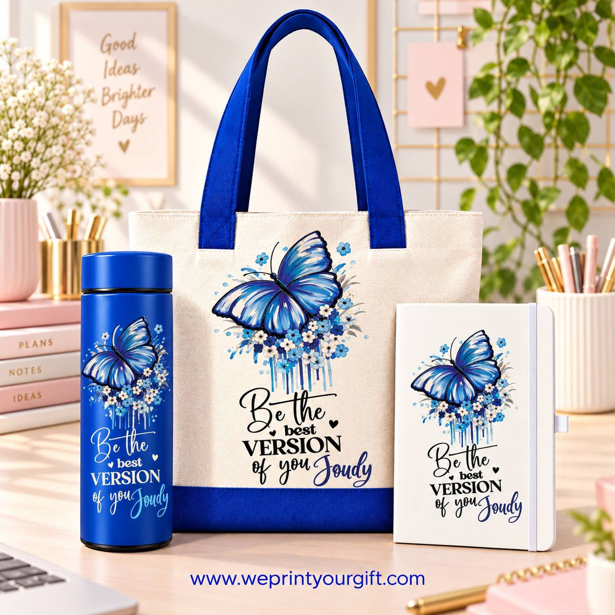 Butterfly Gift Set – Motivational Quotes Designs