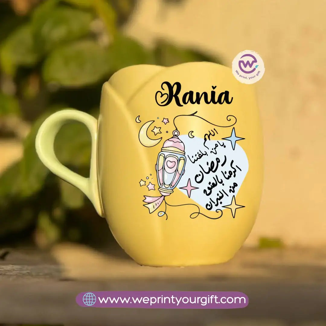 Tulip Flower Mug – 300 ml | Ramadan Design - WE PRINT