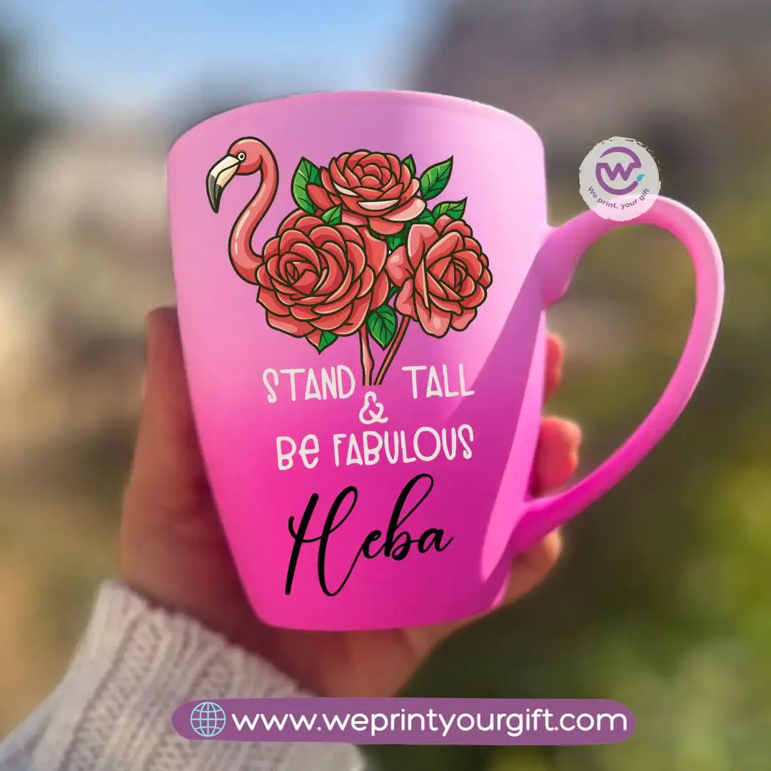 Two-Tone Ceramic Mug – 350 ml | Motivational Digital Art Designs - WE PRINT
