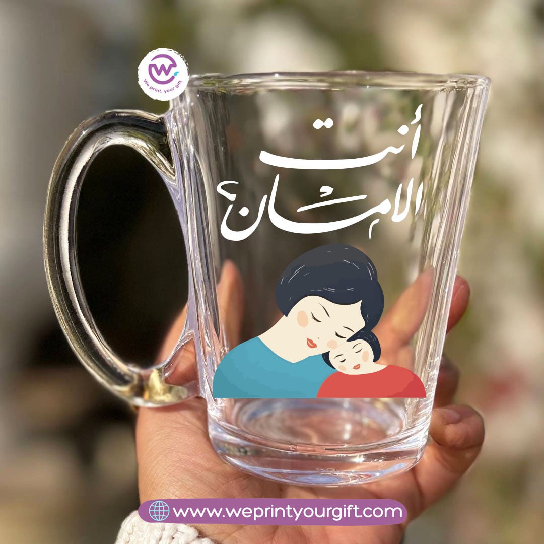 Mother’s Day Personalized Glass Tea Cup – 300 ml