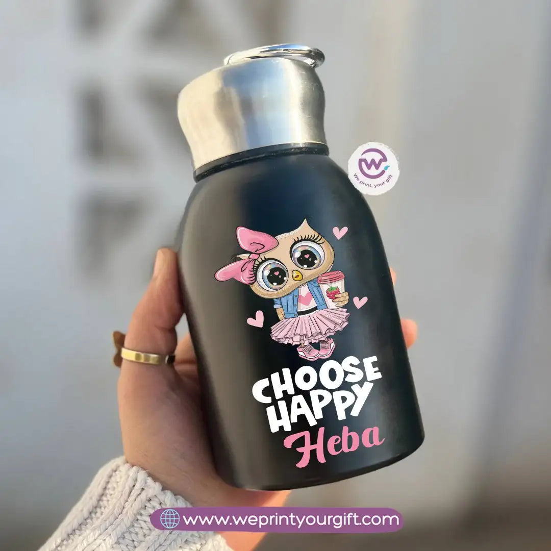 Mini Thermal Coffee Mug – 300ml | 304 Stainless Steel | Cute Owl Designs