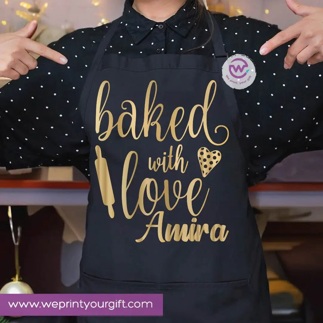 Cooking & Kitchen Apron – Heavy Cotton Apron with Front Pocket and Adjustable Tie - WE PRINT