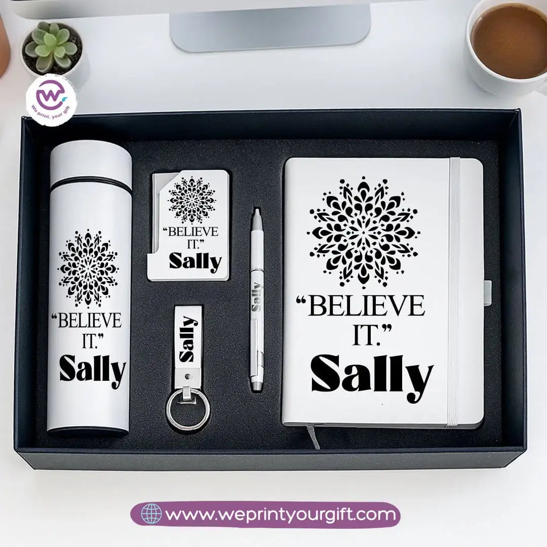 Personalized Inspirational Gift Box with Name – 5-Piece Elegant Motivation Set - WE PRINT