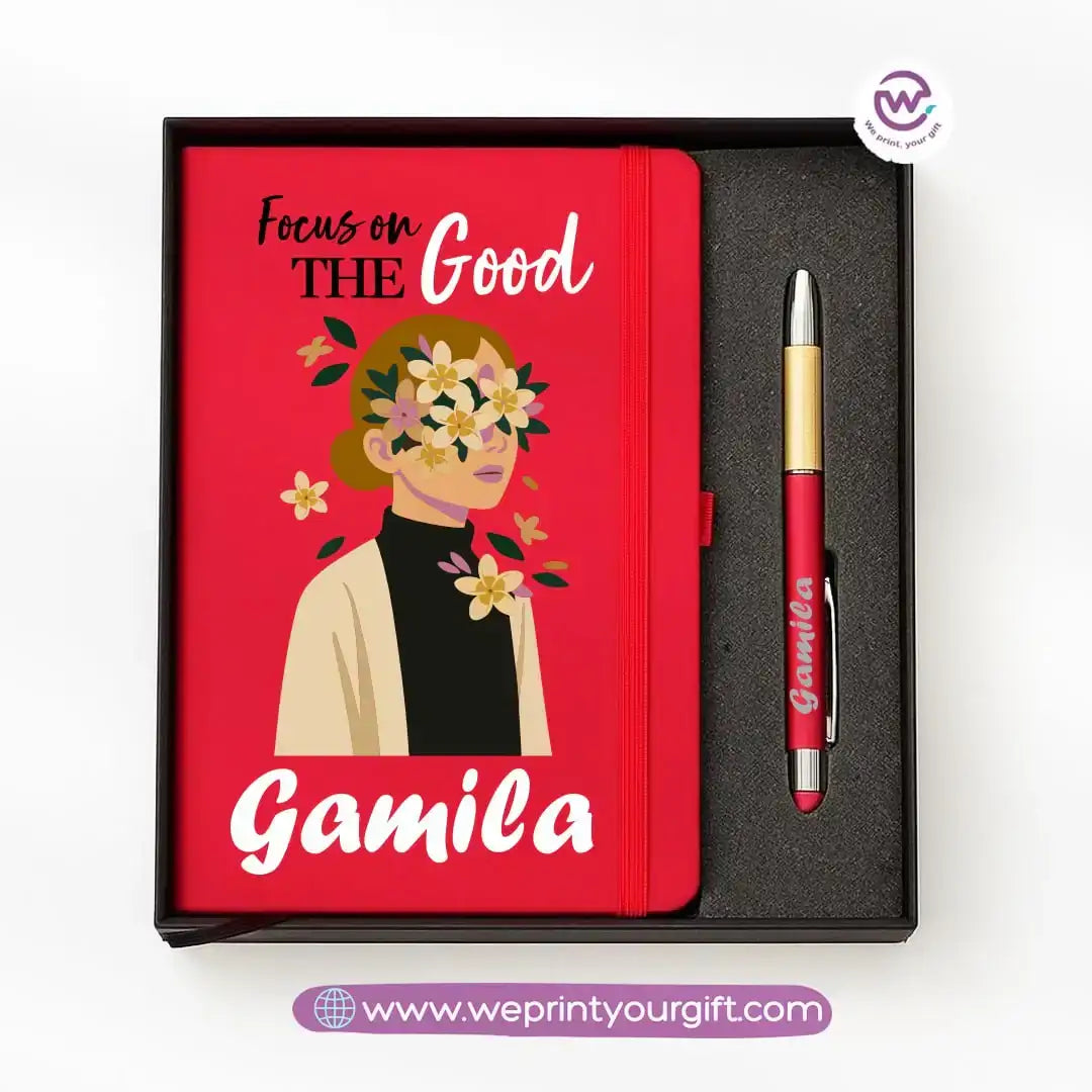 🎨 Digital Art Personalized Gift Box with Notebook & Metal Pen - WE PRINT