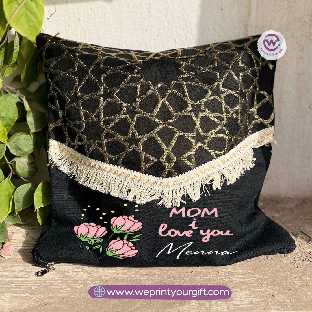 Mother’s Day Islamic Pattern Cushion – 40 × 40 cm
