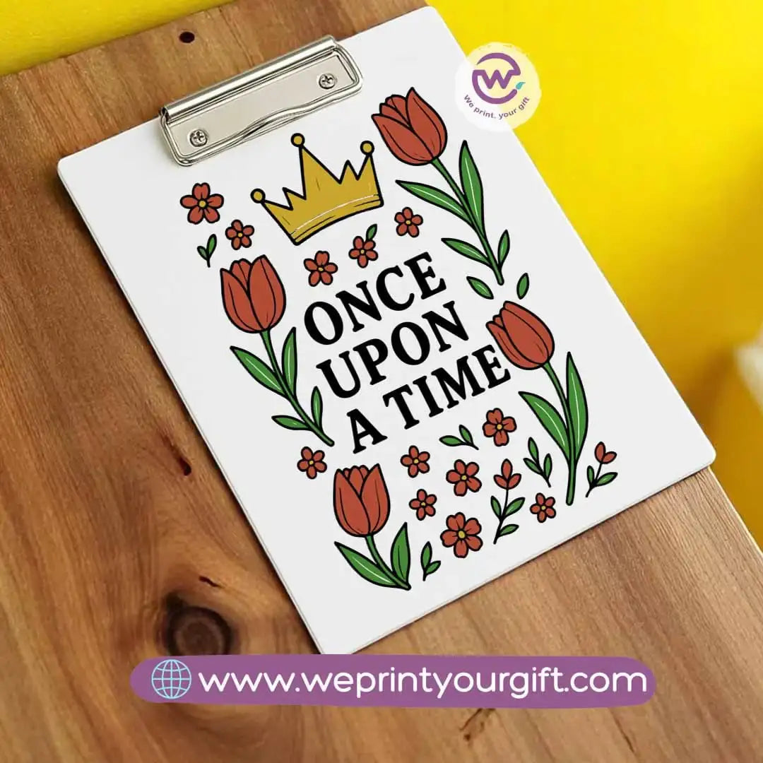 Clip board- Floral- Motivation - WE PRINT